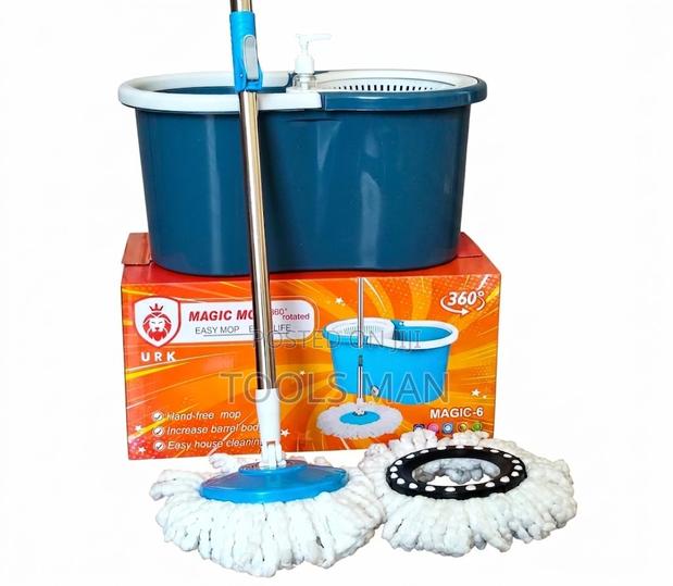 URK MAGIC-6 Spin Mop Bucket Set 360 Degree Microfiber - main view