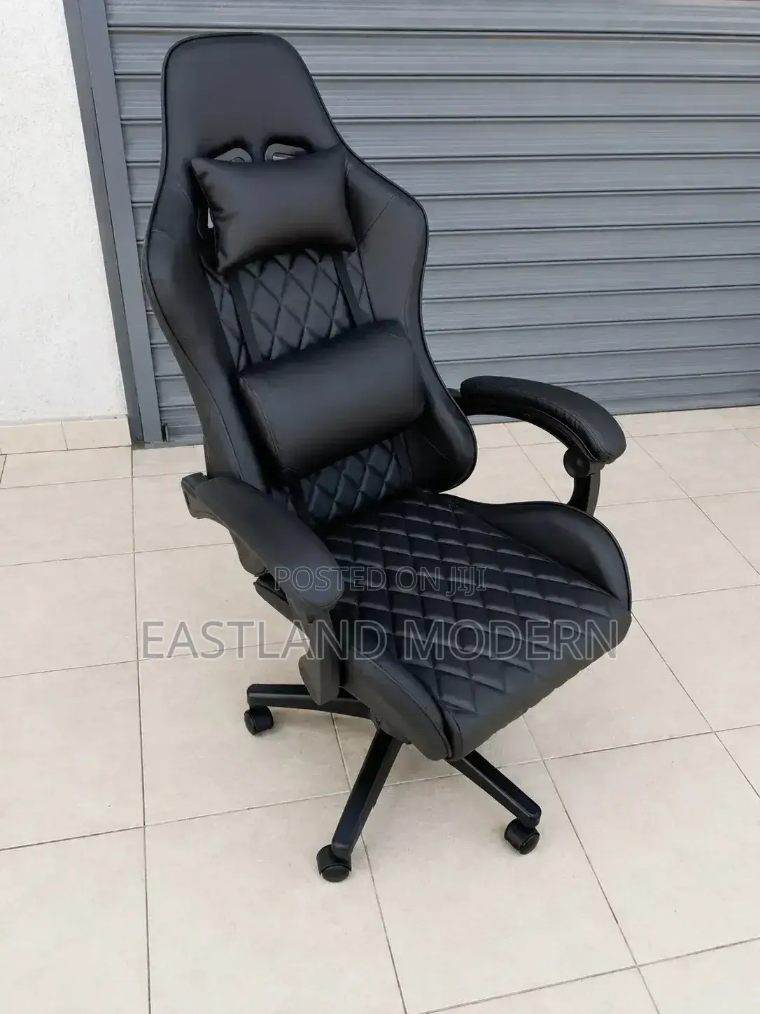 Black Leather Gaming Chair