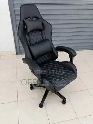 Black Leather Gaming Chair