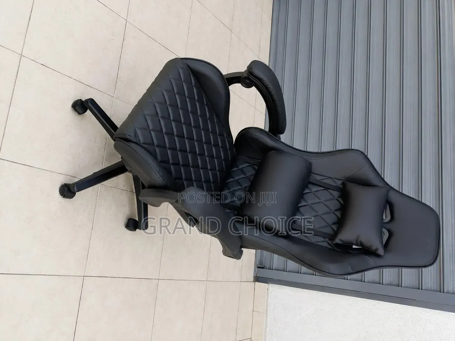 Black Leather Gaming Chair