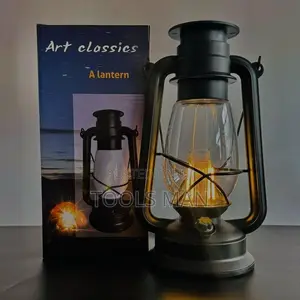 Art Classics Vintage LED Kerosene Style Rechargeable Emergency Lantern