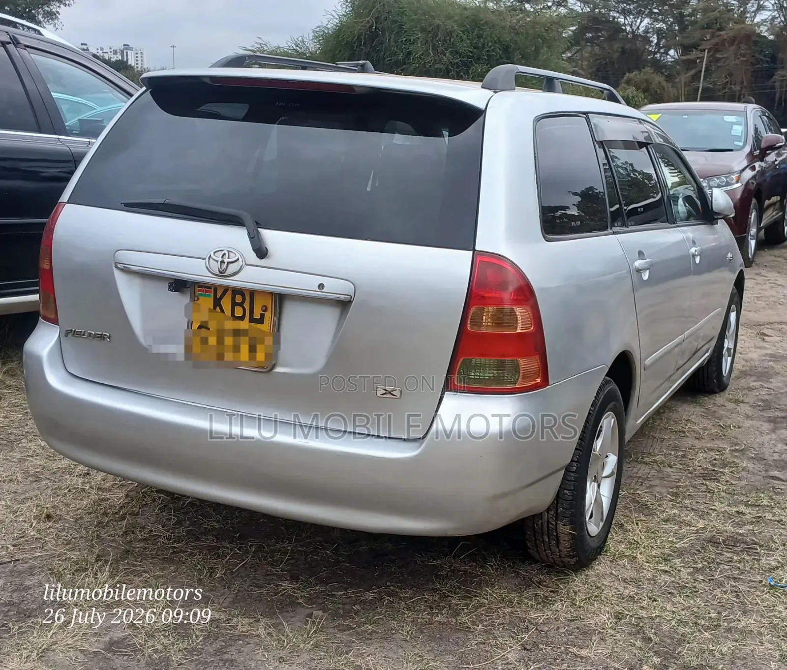 Toyota Corolla Fielder 2003 Silver