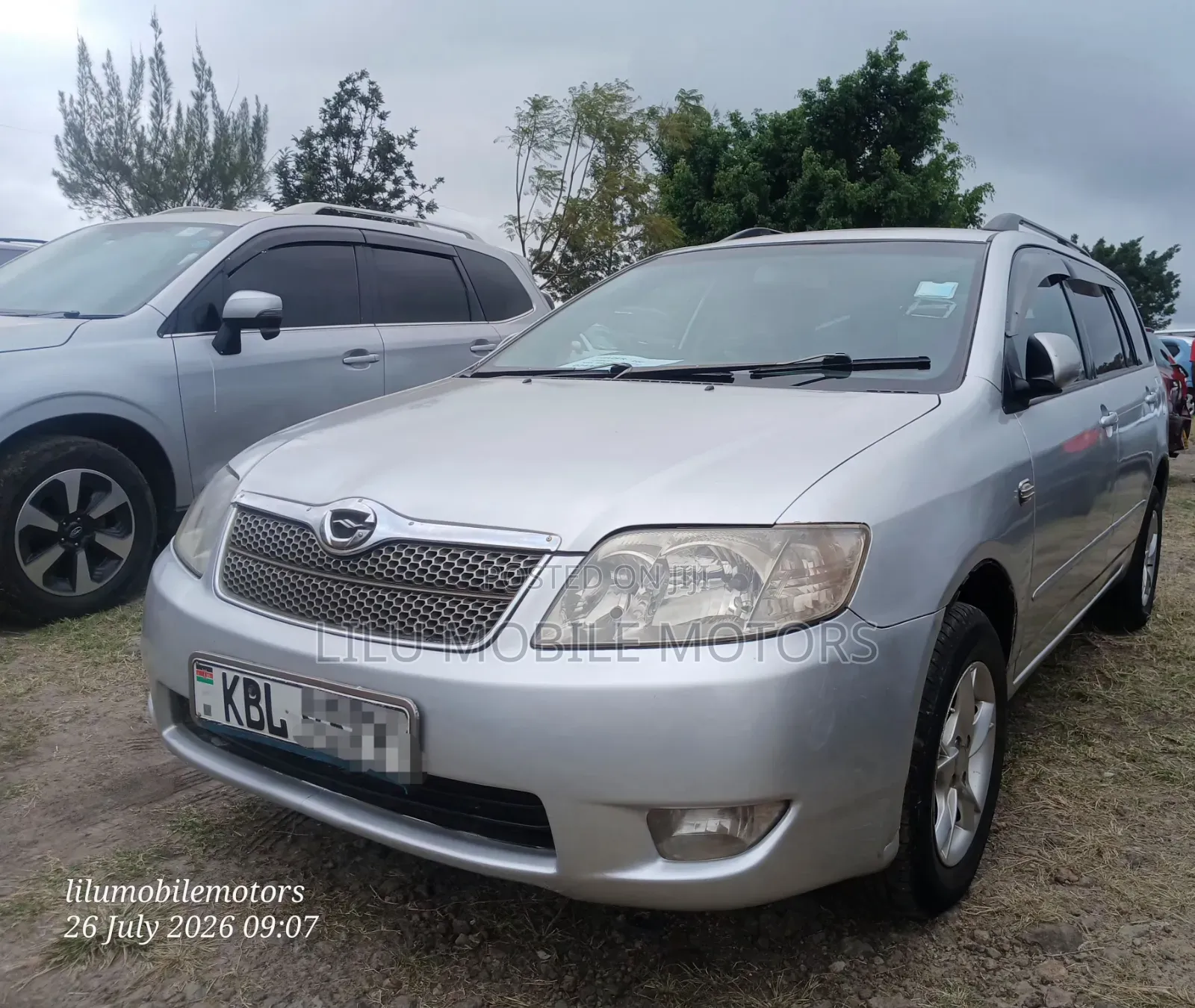 Toyota Corolla Fielder 2003 Silver