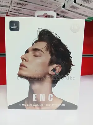 WIWU Rhythmo Open-Ear Clip-on Wireless Earbuds Featuring 4-Mic ENC.
