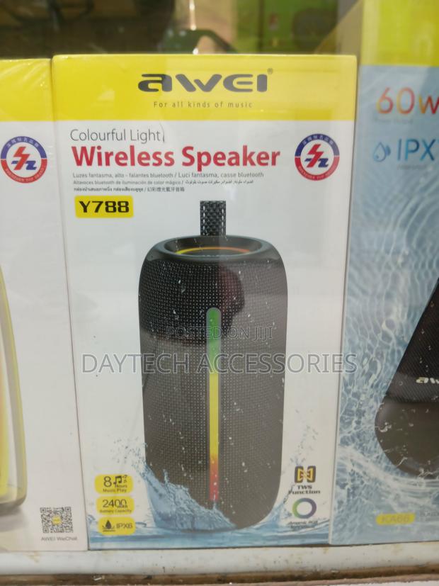 The Awei Y788 Colourful Light Wireless Bluetooth Speaker. - thumbnail 3