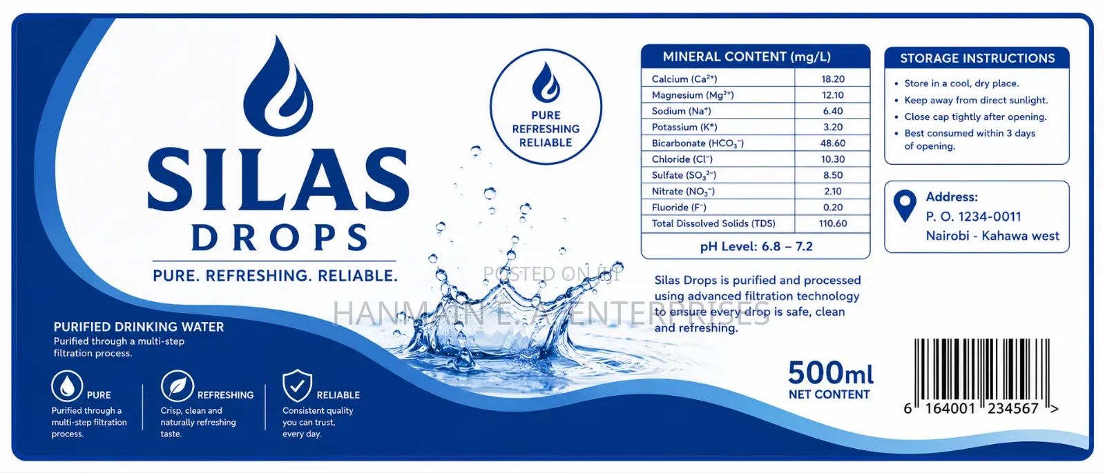 Branding of Water Labels, Security Seals, Shrink Sleeves
