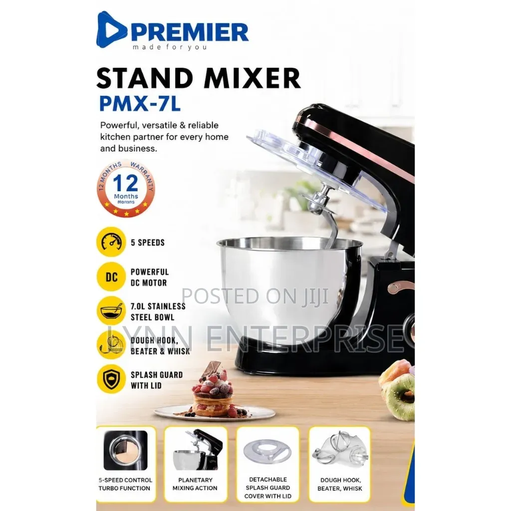 Premier 7 Litres Stand Mixer Pmx7l