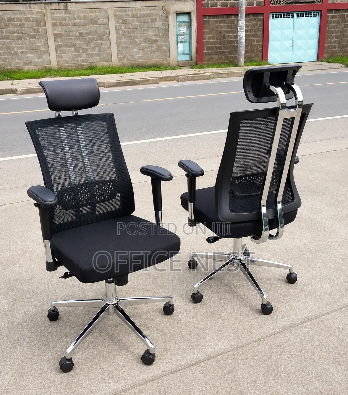 Adjustable Executive Office Chair With Lumbar Support