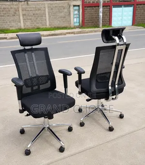 Adjustable Executive Office Chair With Lumbar Support