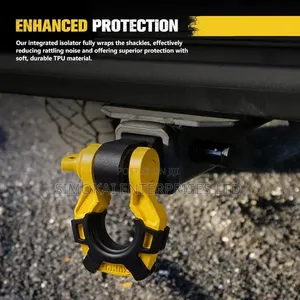BUNKER INDUST 3/4" D Ring Shackle Hitch Receiver With Trailer Hitch