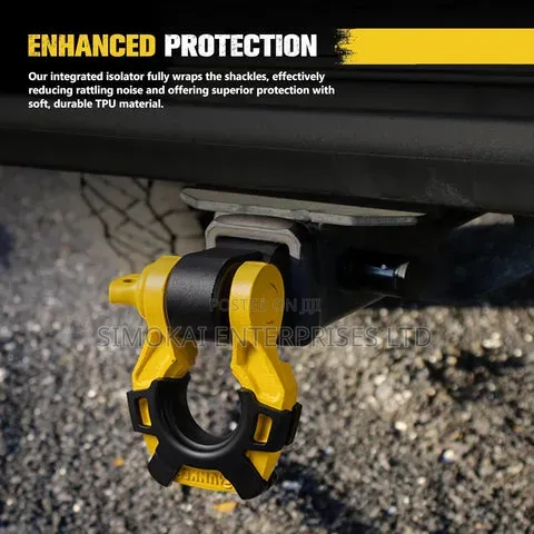 BUNKER INDUST 3/4" D Ring Shackle Hitch Receiver With Trailer Hitch