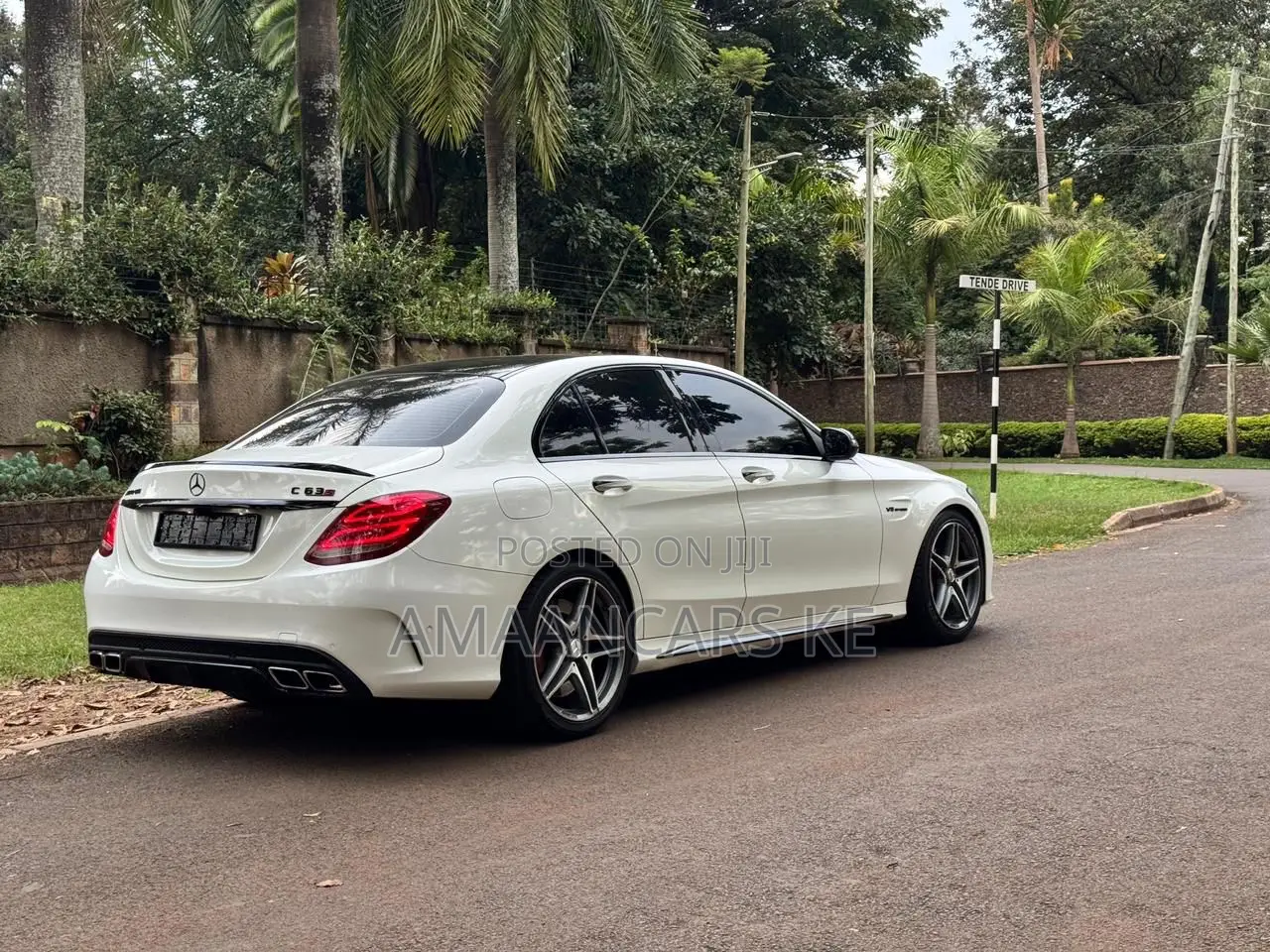 Mercedes-Benz C63 2016 White