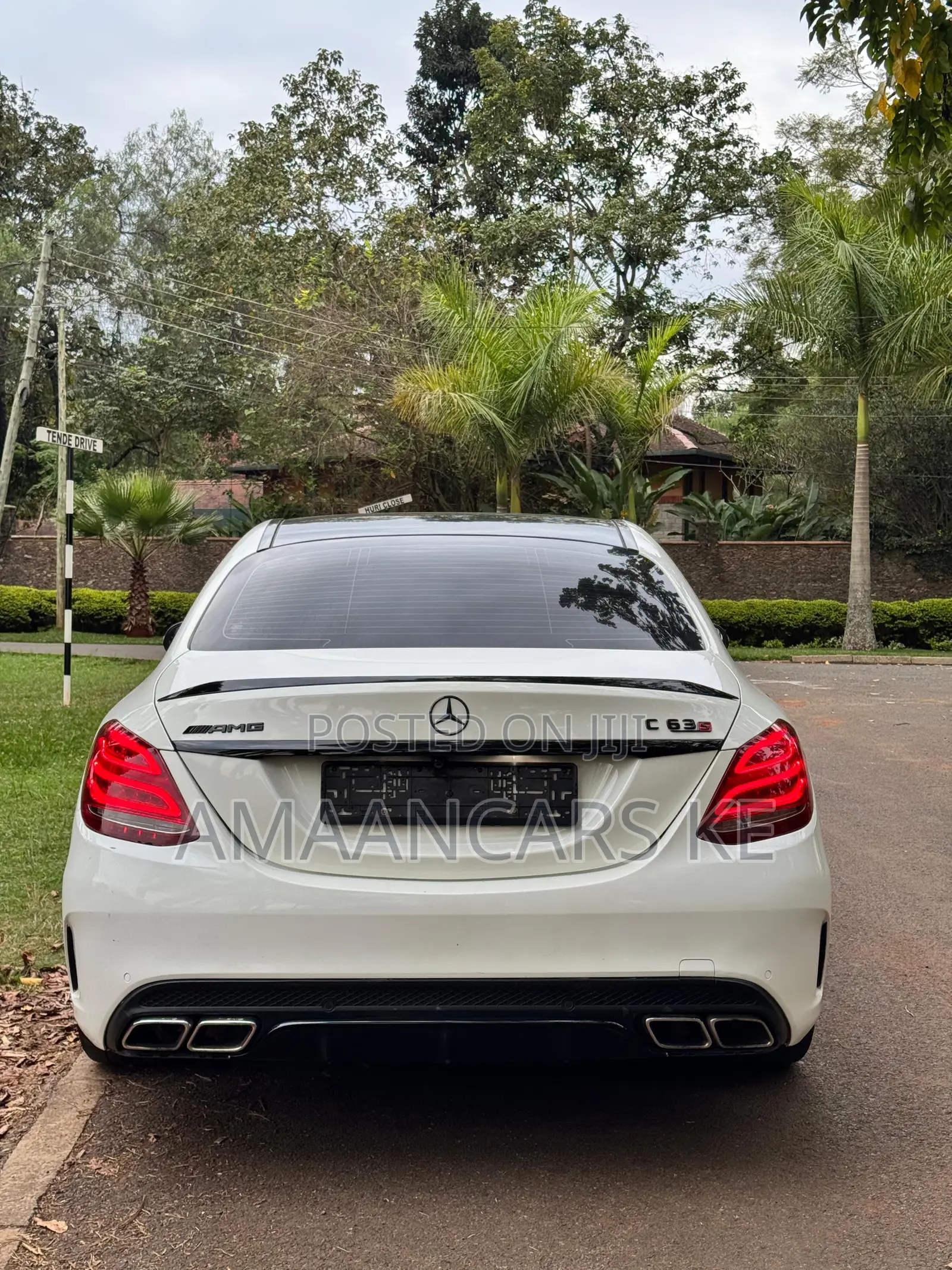 Mercedes-Benz C63 2016 White