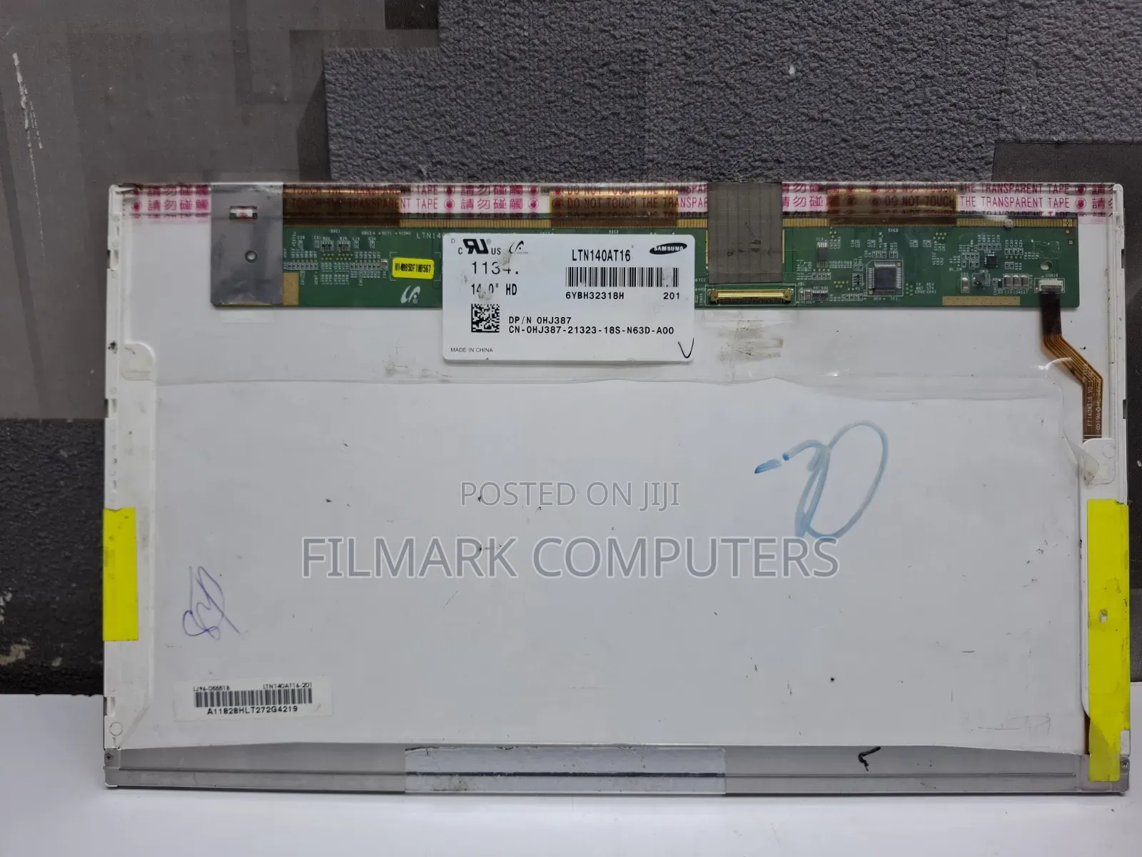 Samsung HJ387 0HJ387 14" 40 Pin 1366x768 HD LCD Screen Panel