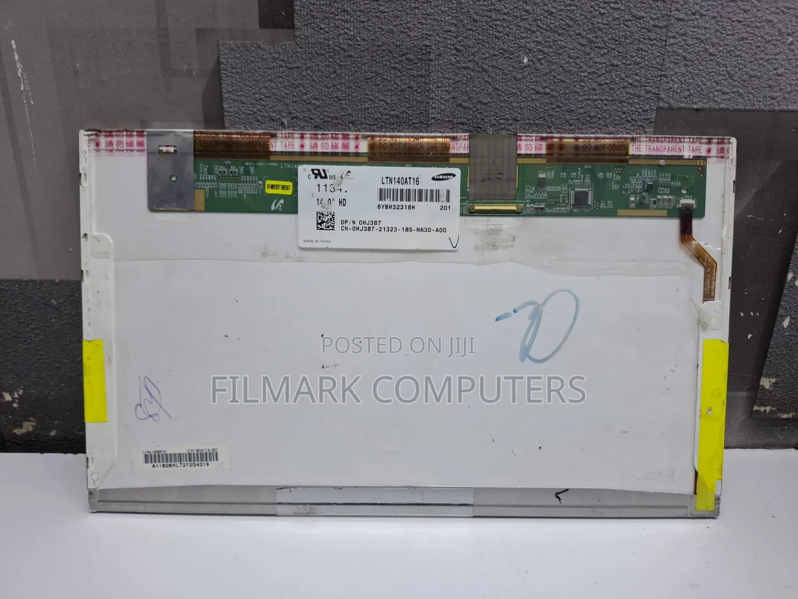 Samsung HJ387 0HJ387 14" 40 Pin 1366x768 HD LCD Screen Panel