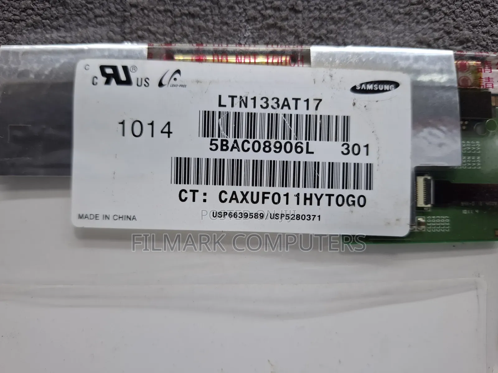 Samsung Laptop LCD Screen Ltn133at17-T01 13.3 40 Pin Connector Wxga Hd