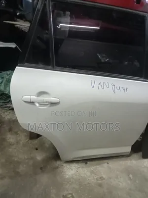 Toyota Vanguard Rear Door With Chrome
