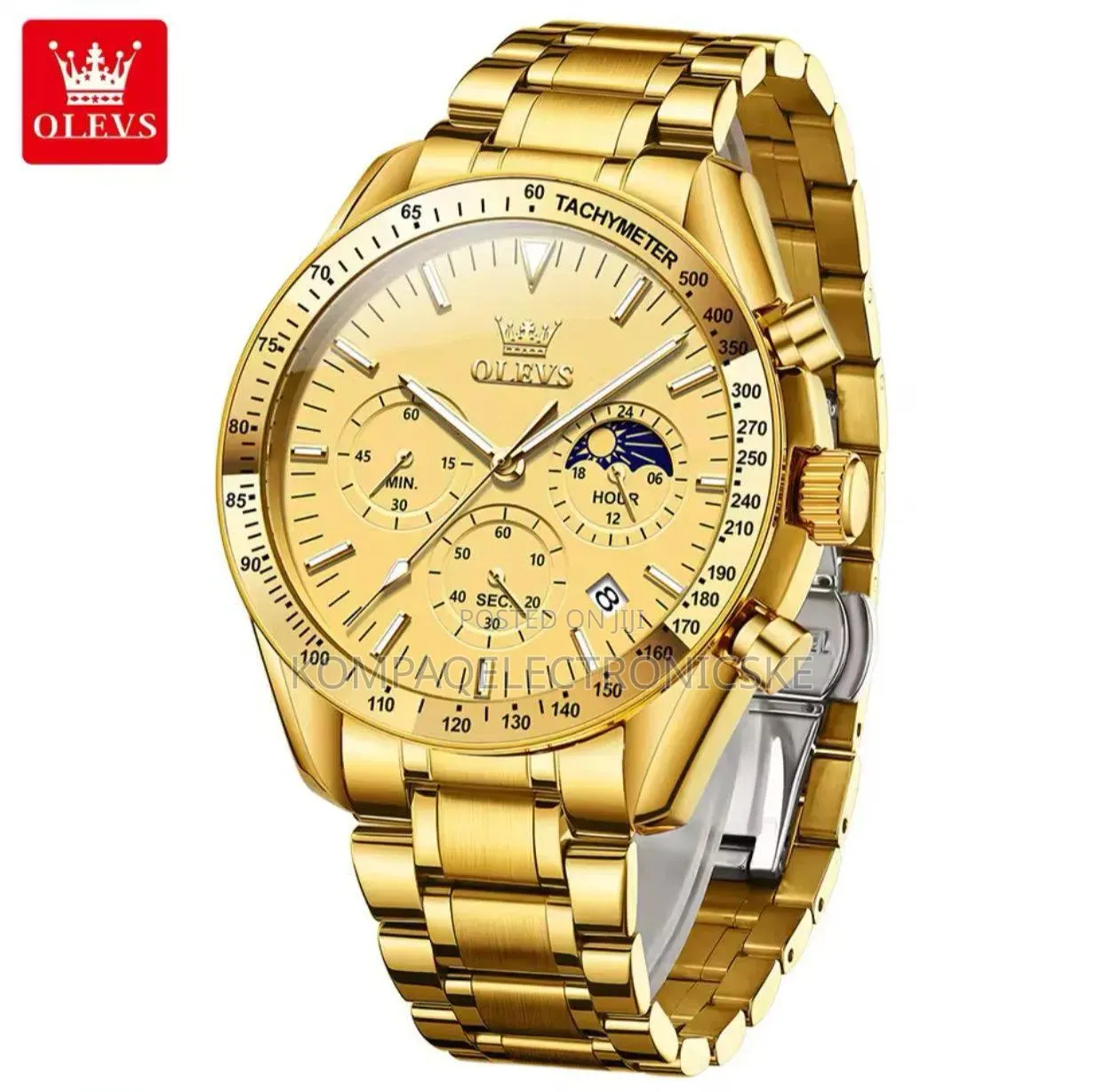 Olevs Gents Chronograph Executive Designer Fashion Watches