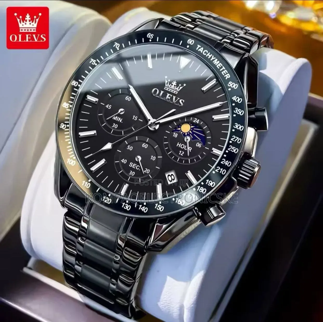 Olevs Gents Chronograph Executive Designer Fashion Watches