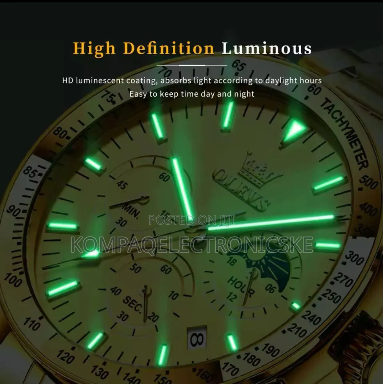 Olevs Gents Chronograph Executive Designer Fashion Watches