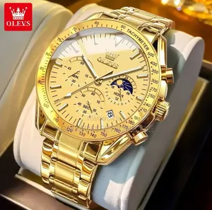 Olevs Gents Chronograph Executive Designer Fashion Watches