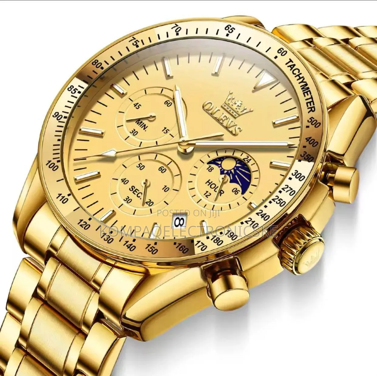 Olevs Gents Chronograph Executive Designer Fashion Watches