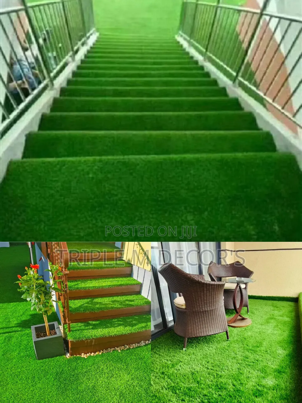 Breathable Artificial Grass Carpet for Balconies and Fields