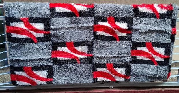 Machine Washable 5 by 8 Fluffy Carpets - thumbnail 2