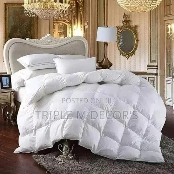 4 Piece White 5 by 6 Duvet - main view