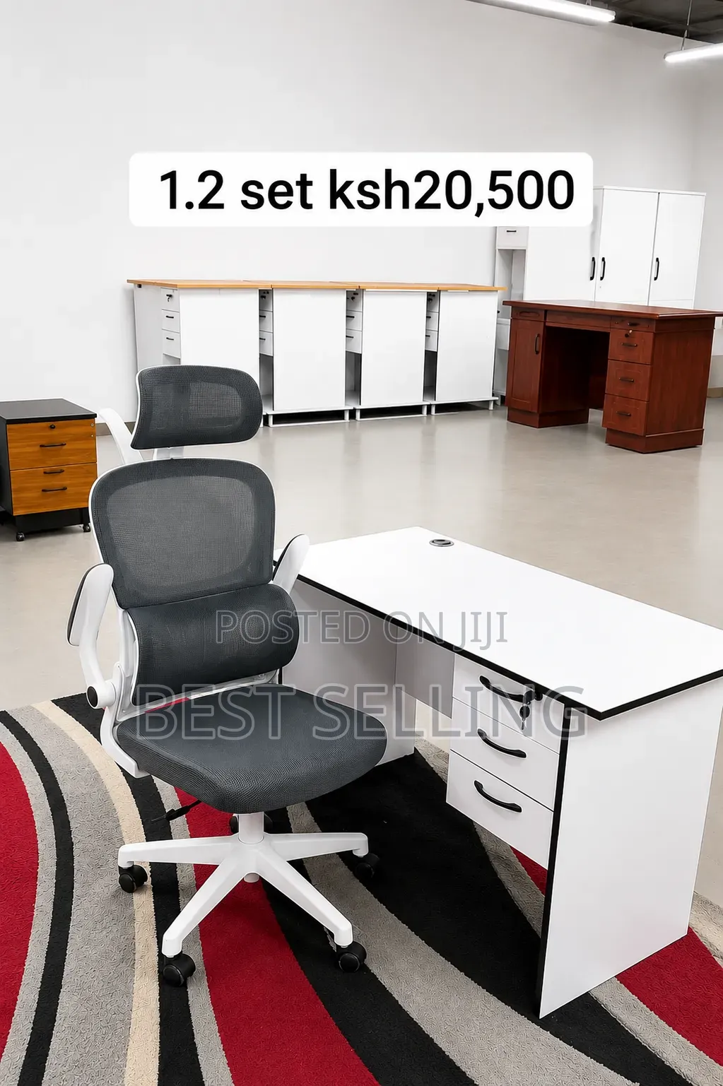 Modern Matched Office Desk and Office Chair
