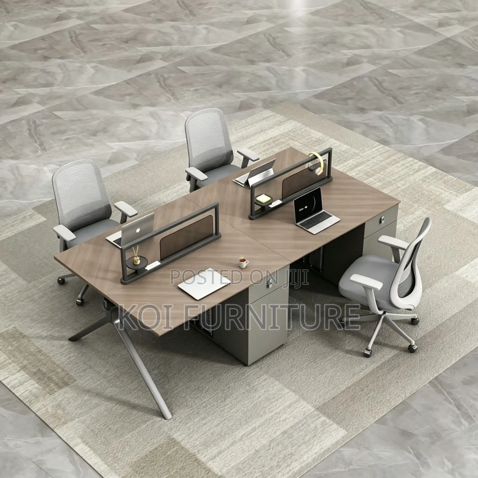 Office Workstation; Four Way Users Modern Advanced Classic Workstation