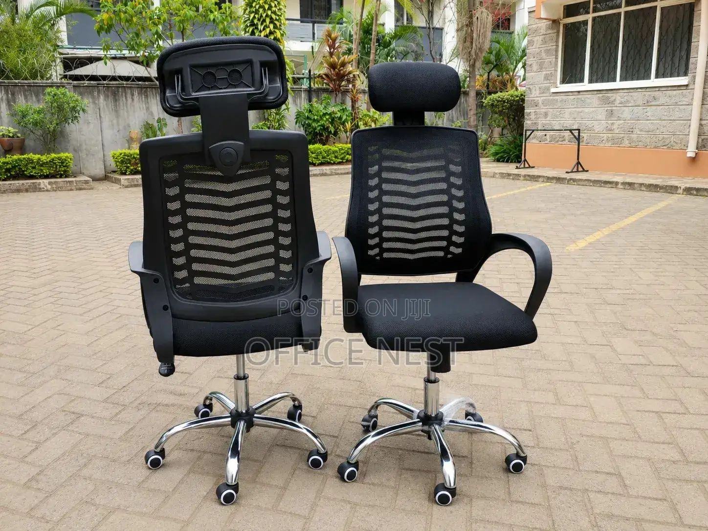 Ergonomic Mesh Office Chair With Headrest
