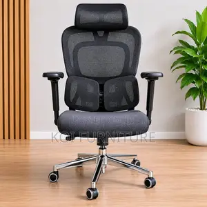 Office Chairs; Orthopedic Fabricated High Backrest Office Chairs