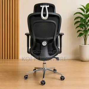 Office Chairs; Orthopedic Fabricated High Backrest Office Chairs