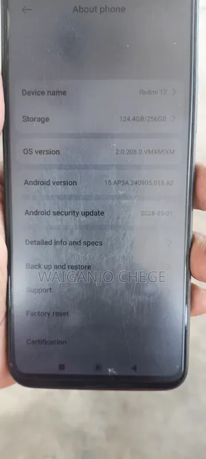 Xiaomi 12 256 GB Black