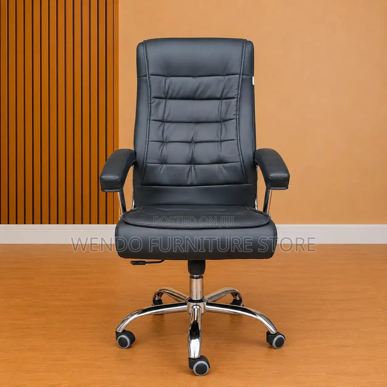 Office Chair; Black Leather Reclining Office Chairs With High Height