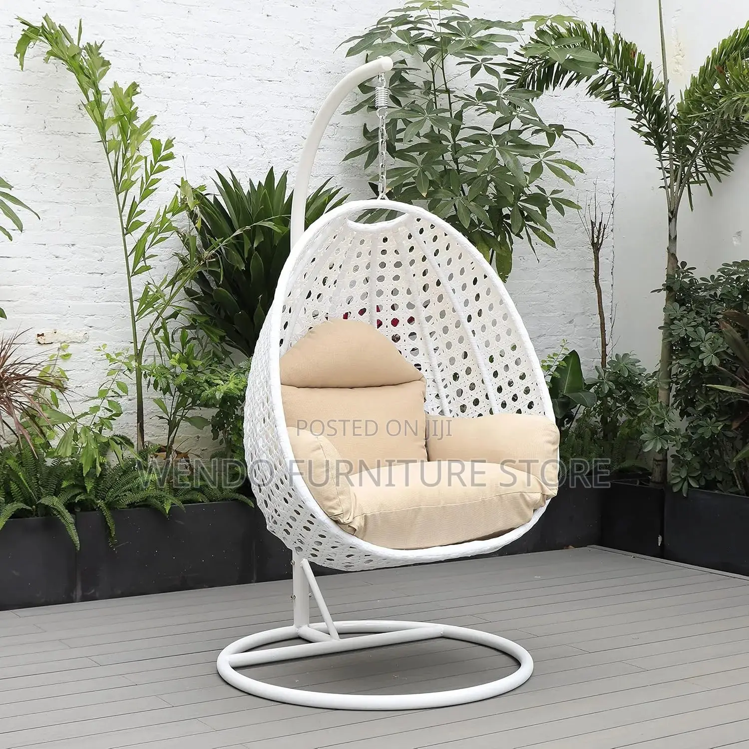 Home Chairs; Tufted Leather Backrest Hammock Seats
