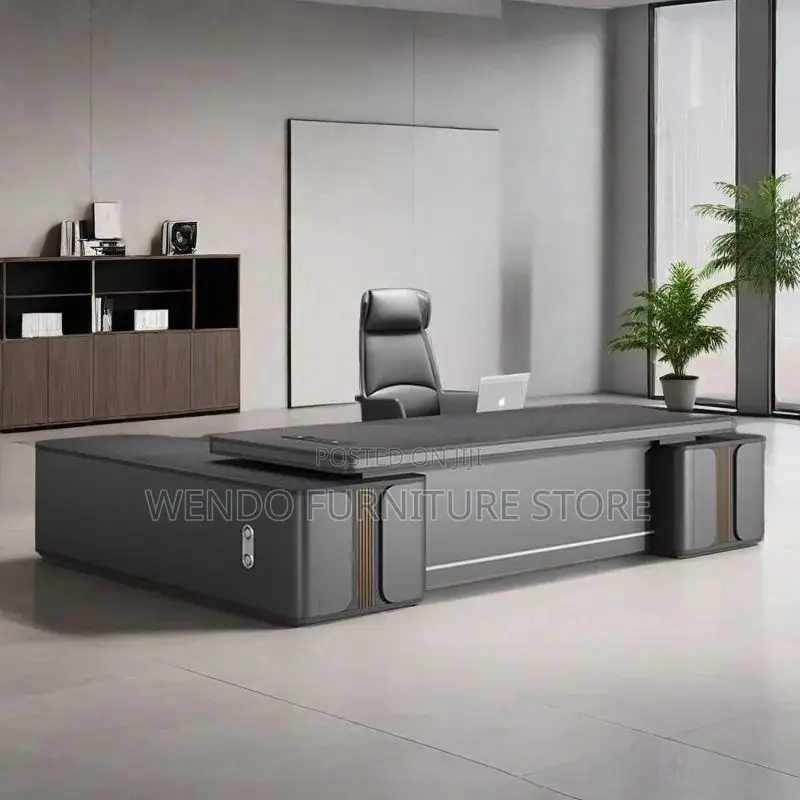 Office Desk; 2.4 Meter Executive Pnama Office Shaped Desk