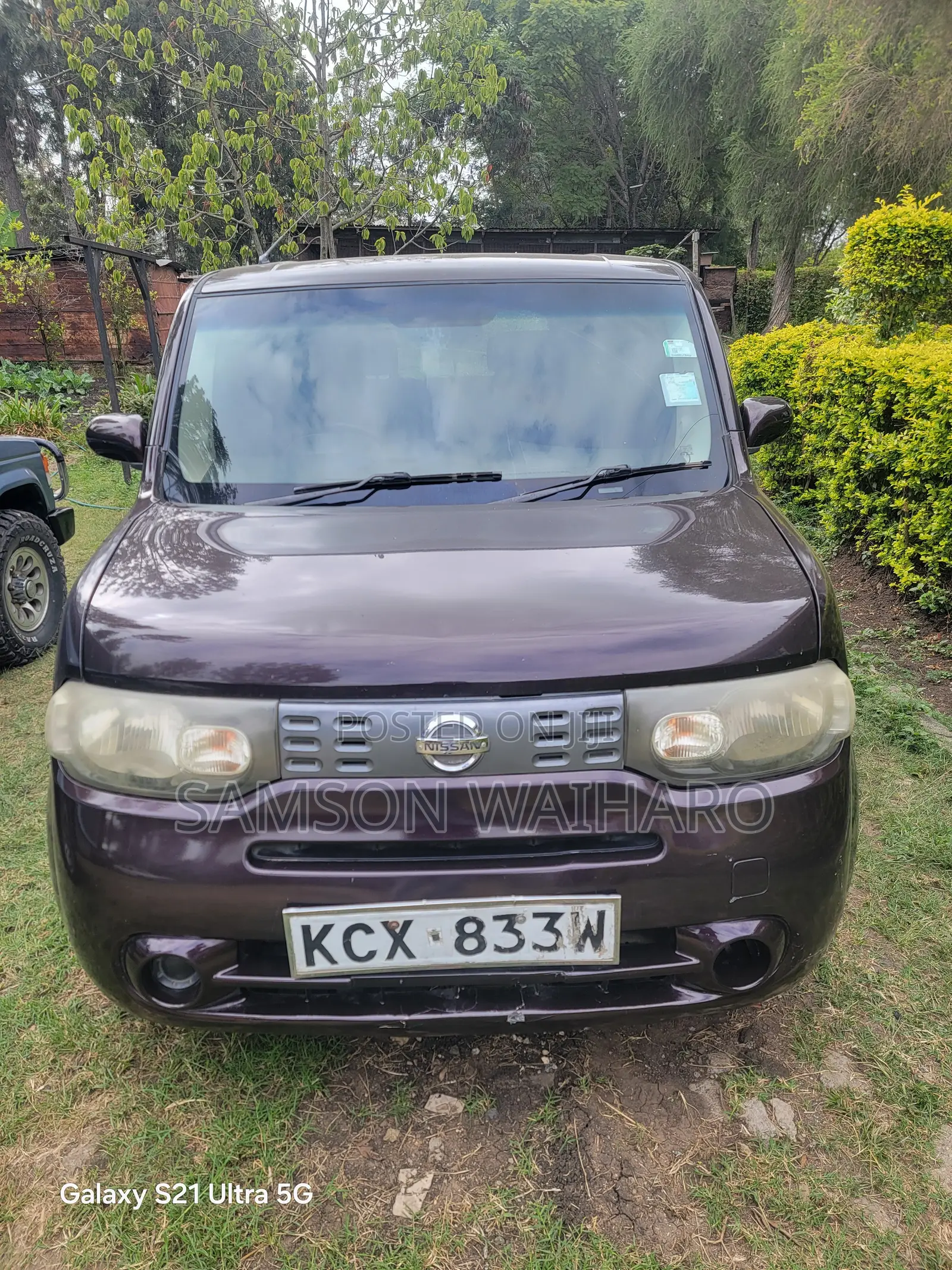 Nissan Cube 2011 Maroon