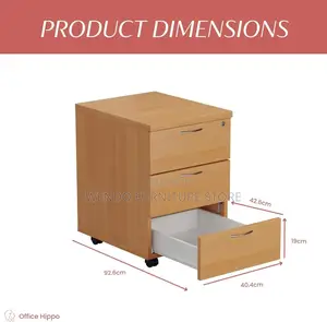 Office Cabinet; Mobile Home Office Pedestal Wooden Cabinet