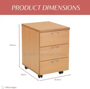 Office Cabinet; Mobile Home Office Pedestal Wooden Cabinet