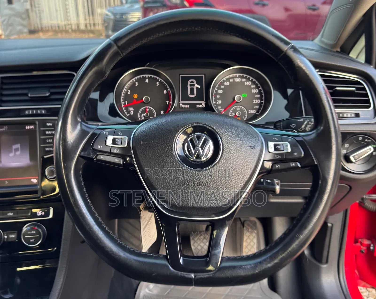 Volkswagen Golf 2014 Red