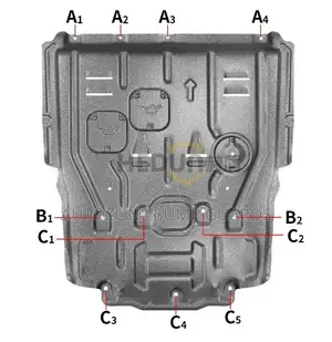 Mercedes-Benz a-Class (W177) Underbody Guard Spec Wear Impact Tough