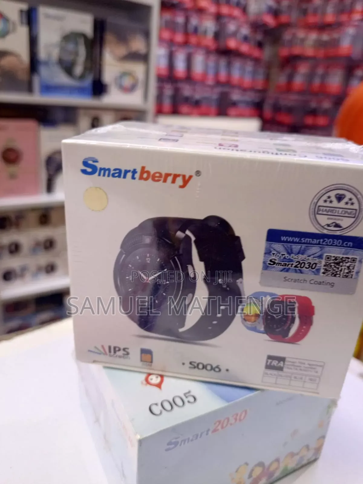 Smartberry S006 Sports Smartwatch With Notifications Battery