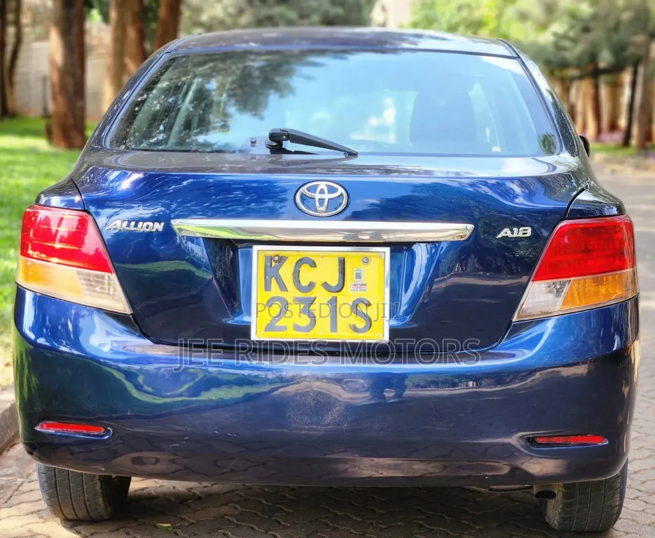 Toyota Allion 2010 Blue