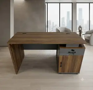 Office Desk; 1.2 Meters Executive Style Study Desk With Drawers