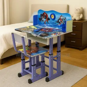 Home Desks; Adjustable Height Home Schools Desk Chair Set