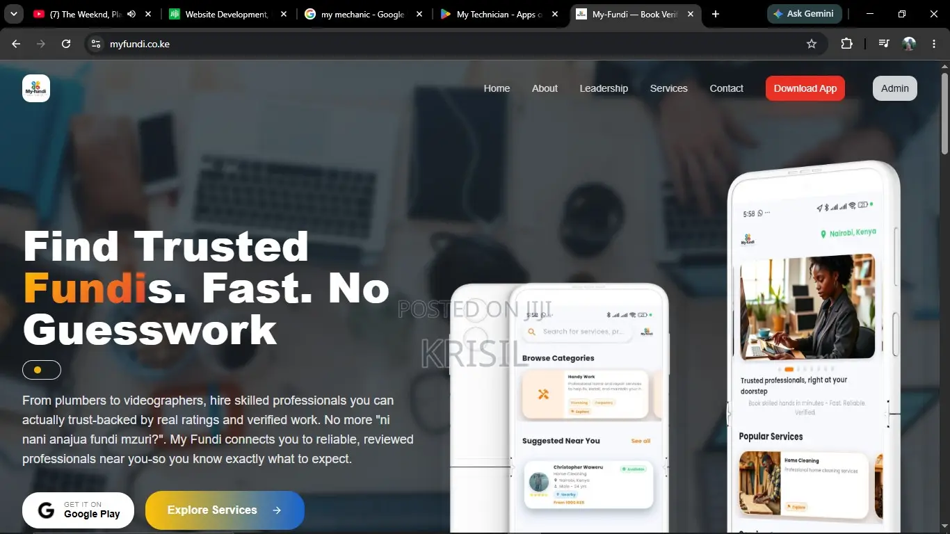 Website Development, Mobile App Development , Graphic Design