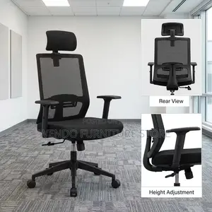 Office Chairs; Ergonomic Office Meshed Adjustable Swivel KOI Chairs
