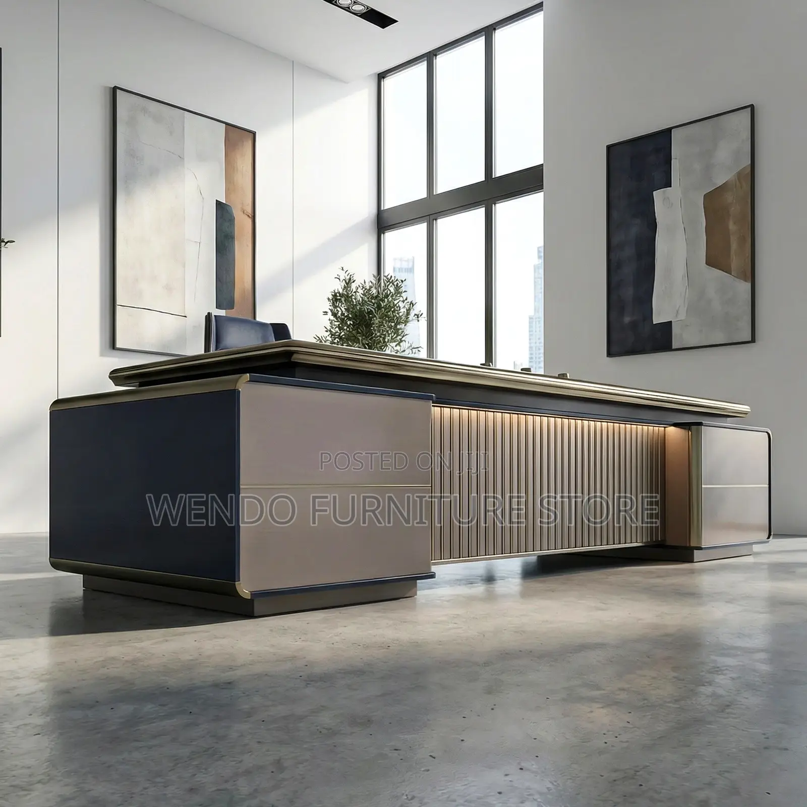 Office Desk; 1.8 Meters Executive Gc34z Office Urban Desk